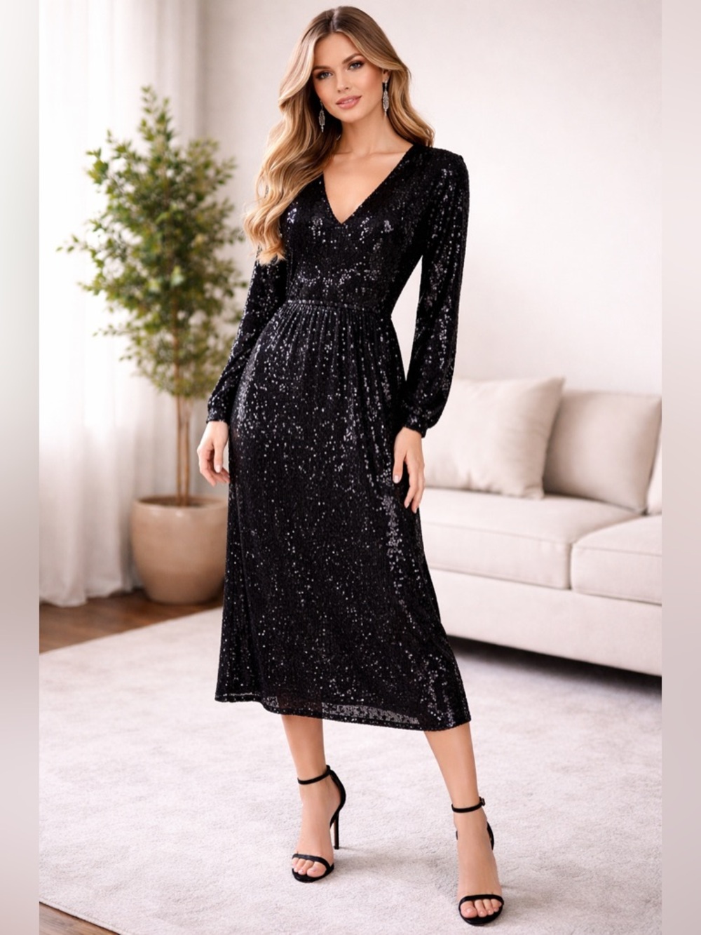New Elegant Betset Johnson Midi Dress size M